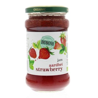 Bionova Aardbeienjam Bionova Aardbeienjam 340 gram - Beleg