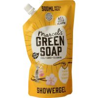 Marcel's GR Soap Shower gel vanilla & cherry blossom navulling