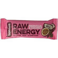 Foto van Bombus Raw energy bar maracuja & coconut