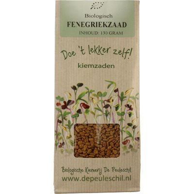 Peuleschil Fenegriek kiemzaad Peuleschil Fenegriek kiemzaad 130 gram - Overig reform/levensmiddelen
