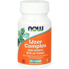 Foto van NOW IJzer Complex met actieve B12 en folaat