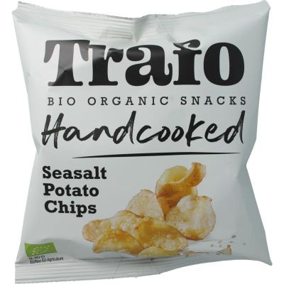 Chips handcooked zout Foto van Chips handcooked zout