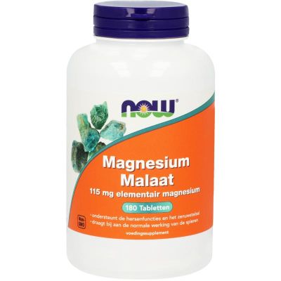 NOW Magnesium malaat 115 mg