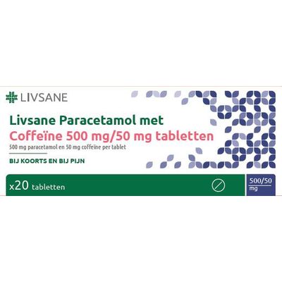 Livsane Paracetamol coffeine 500/50 mg