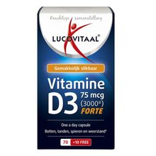 Foto van Lucovitaal Vitamine D3 75 mcg