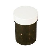 Foto van Plastobel tabletflacon bruin gedopt 35 ml