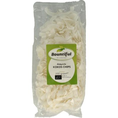 Bountiful Kokos chips bio 200 gram - Zoutjes/chips