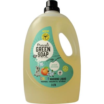 Marcel's GR Soap Wasmiddel kleur perzik & jasmijn 3000 milliliter - Wasmiddel
