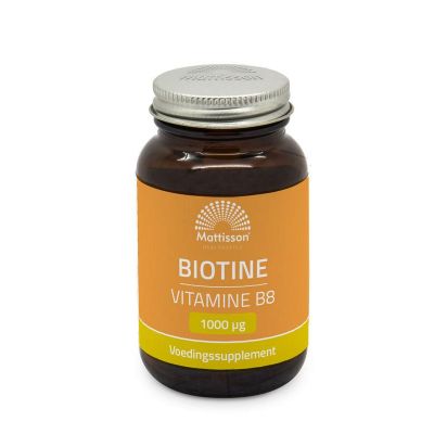 Mattisson Biotine 1000mcg 60 tabletten - Vitamine enkel
