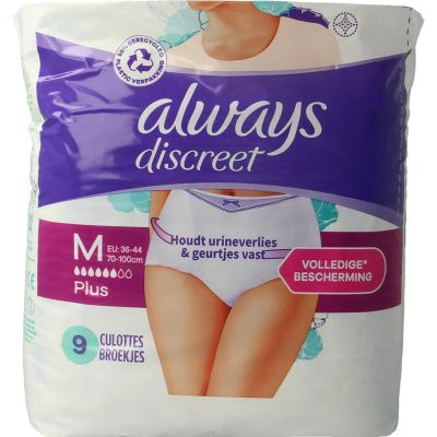 Always Discreet underwear broekjes maat M
