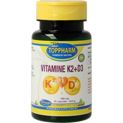 Toppharm vitamine k2 d3