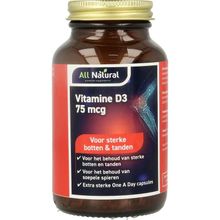 Foto van All Natural Vitamine D3 75mcg