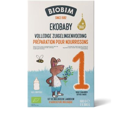 Biobim Ekobaby 1 volledige zuigelingenvoeding 0+ 600 gram - Babyvoeding