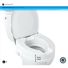 Foto van Vitility Toiletverhoger met deksel 10 cm