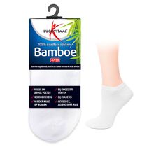 Foto van Lucovitaal Bamboe enkelsok wit 35-38