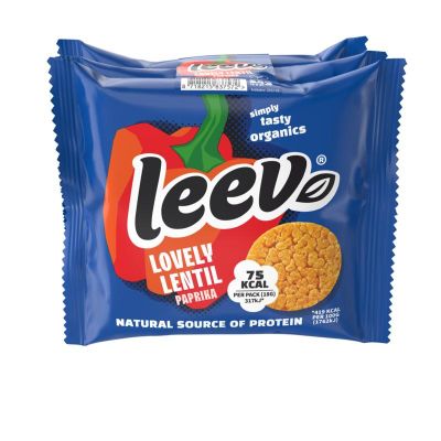 Leev Lovely lentil cakes paprika bio 54 gram - Koek