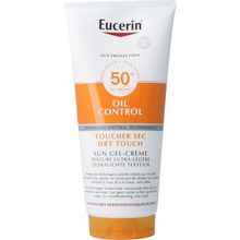 Eucerin Sun oil control dry touch gel cream SPF50 Foto van Eucerin Sun oil control dry touch gel cream SPF50