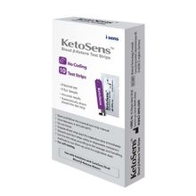 Foto van Ketosens bloed Ketonen teststrips
