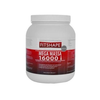 Mega 16000 I aardbei 2500 gram - Sportvoeding