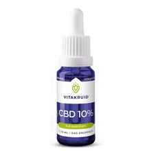 Foto van Vitakruid CBD Olie 10% full spectrum met MCT als drager