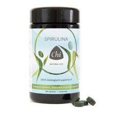 Foto van CHI Bio spirulina 500 mg tabletten