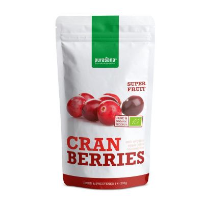 Foto van Purasana Veenbessen cranberries bio