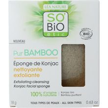 Foto van So Bio Etic Bamboo konjac sponge