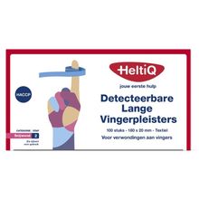 Foto van Heltiq Detect vingerpleister lang textiel 180 x 20
