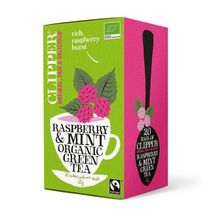 Foto van Clipper Framboos mint green tea