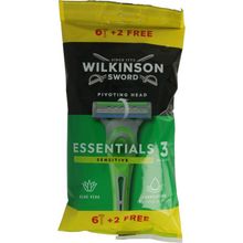 Foto van Wilkinson Essential sensitive 6+2 disposable
