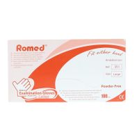 Romed Latex handschoen niet steriel poedervrij L
