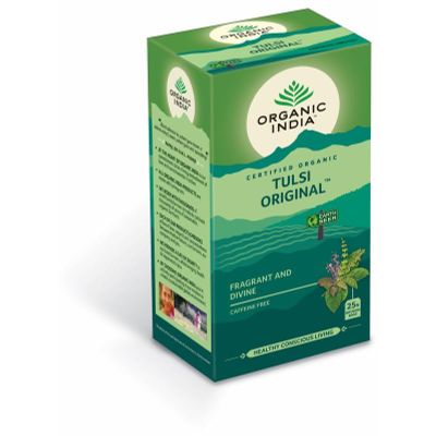 Organic India Tulsi original thee bio Organic India Tulsi original thee bio 25 zakjes - Thee