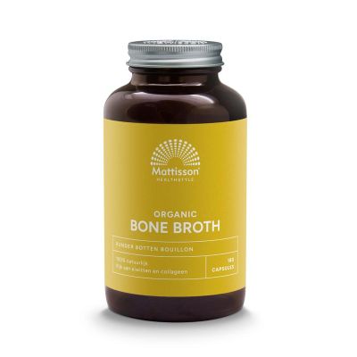 Mattisson Organic bone broth 180 capsules - Overige vitaminen/mineralen