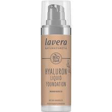 Foto van Lavera Hyaluron liquid foundation warm nude 03 bio