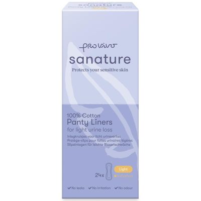 Sanature Pro vivo incontinentie inlegkruisjes light 24 stuks - Algemeen