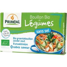 Foto van Primeal Groentebouillon blokjes zonder zout 9 gram