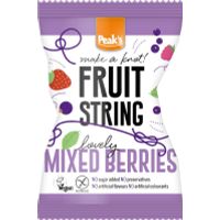 Peak`s Fruitsnoep string mixed berries glutenvrij