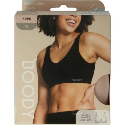 Boody Padded shaper crop bh blush XL