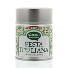 Foto van Nat Temptation Fiesta Italiana kruidenmix bio