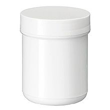 Foto van Zalfpot wit PP plastobel gedopt 70 ml