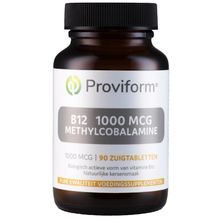 Foto van Proviform Vitamine B12 1000 mcg methylcobalamine
