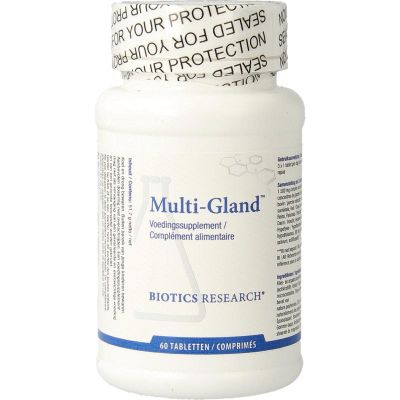 Biotics Multigland 60 tabletten - Overige vitaminen/mineralen