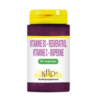 NHP NMN Resveratrol vitamine C bioperine