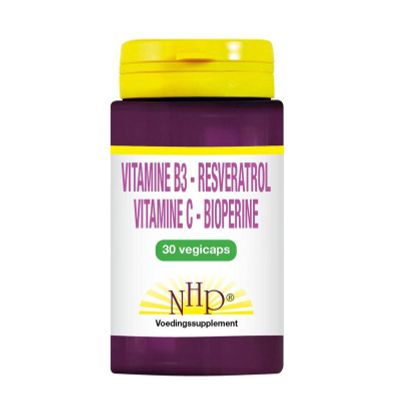 NHP NMN Resveratrol vitamine C bioperine