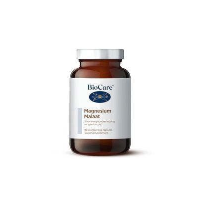 Biocare Magnesium malaat 90 Vegetarische capsules - Mineralen enkel