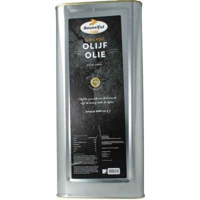 Bountiful Griekse olijfolie select blik Bountiful Griekse olijfolie select blik 5 liter - Voeding