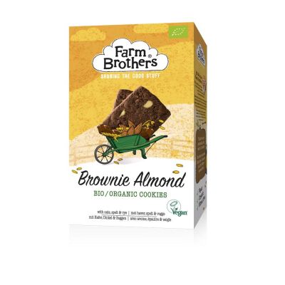 Farm Brothers Brownie & almond koekjes bio & vegan