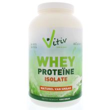 Vitiv Whey proteine isolaat Foto van Vitiv Whey proteine isolaat