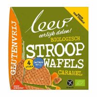 Leev Bio stroopwafels caramel glutenvrij