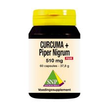 Foto van SNP Curcuma & piper nigrum 510 mg puur